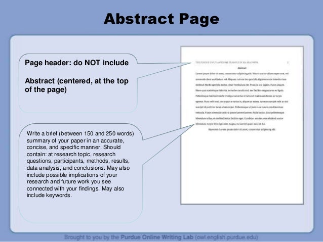 Introduction of a research paper apa