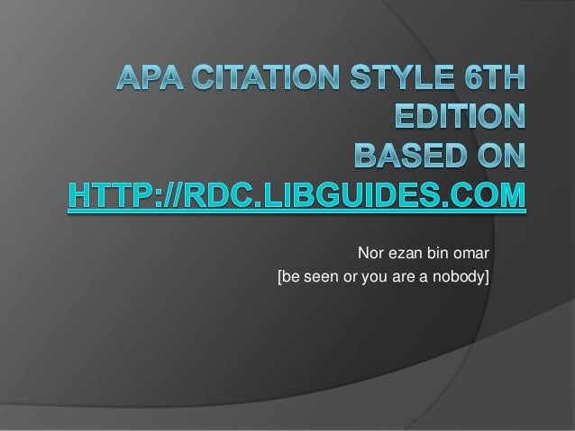 citation in apa style citation in apa style