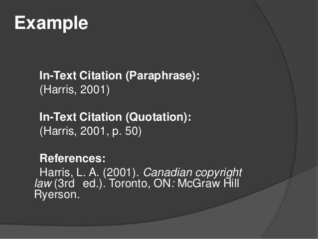 Apa citation style 6th edition