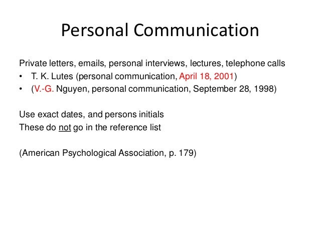 APA InText Citations 6th Ed.