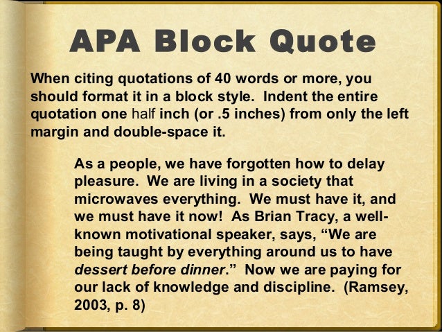 Long quotes in essays