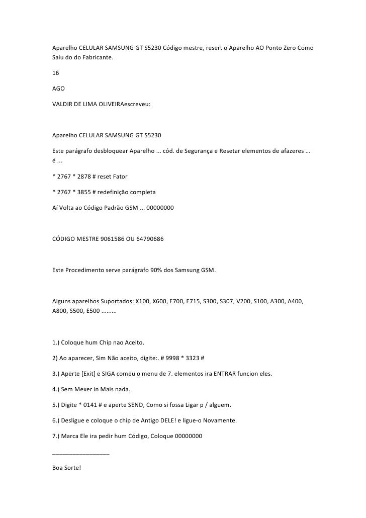 CODIGO CELULAR codigo celular: