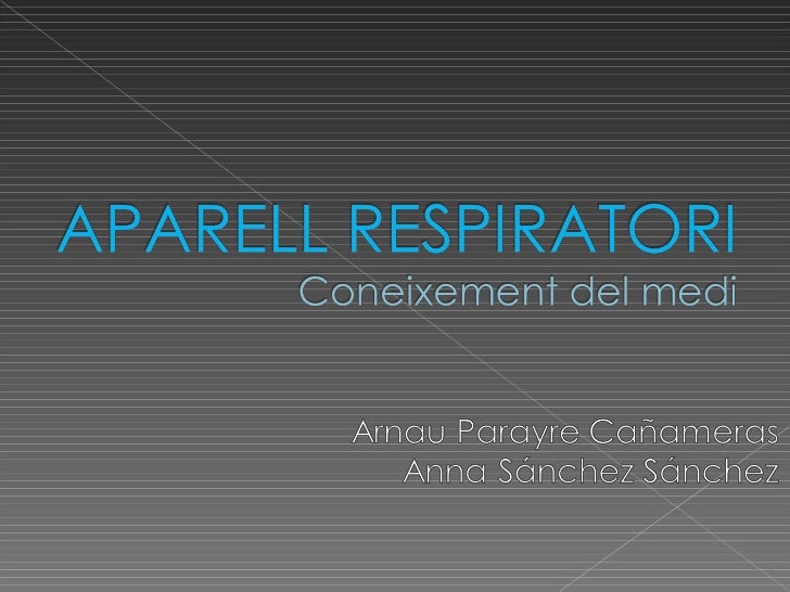Aparell respiratori i