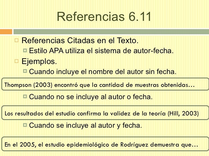 Apa style 6ta en espanol