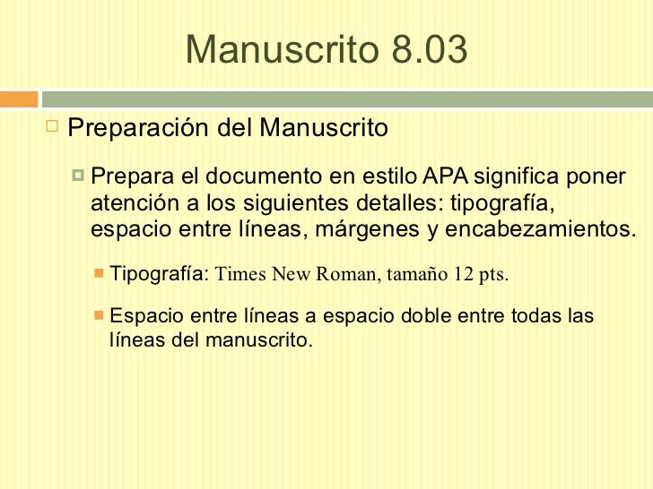 Apa style 6ta en espanol