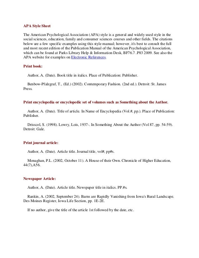 Most Recent Apa Publication Manual Most Recent Apa Publication Manual