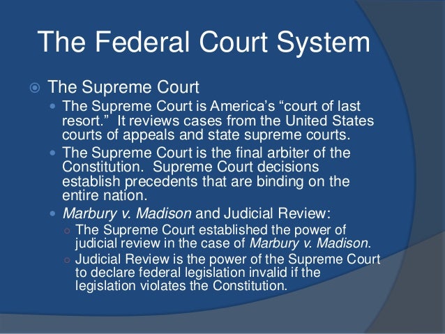 the power of judicial review of the supreme court in the united states the power of judicial review of the supreme court in the united states