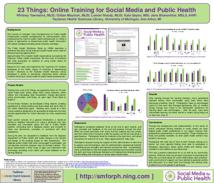 POSTER: 23 Things: Online Training for Social Media and Public Health