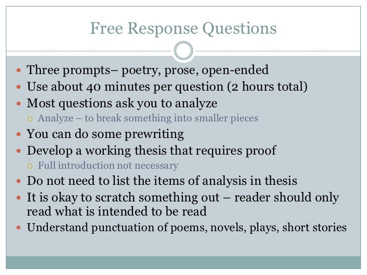 Poem essay prompts