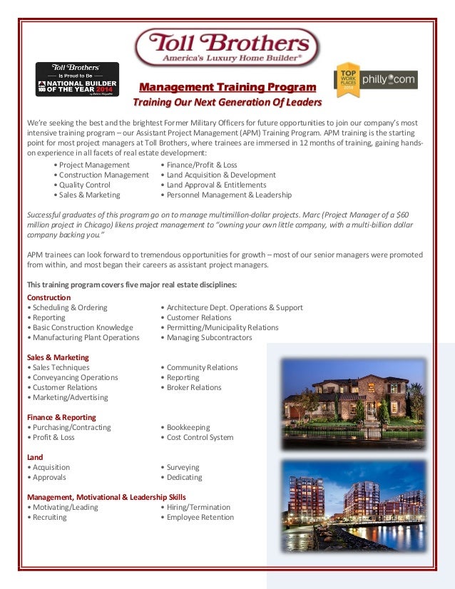 Training Management Program