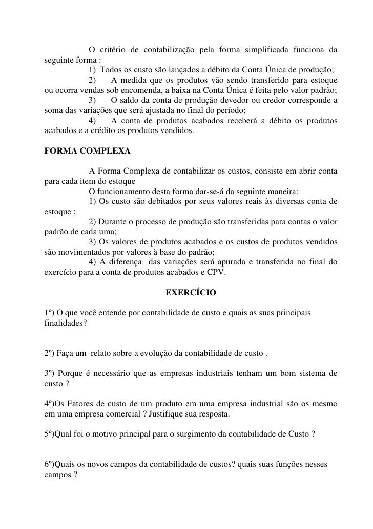 Contabilidade de custos artigos
