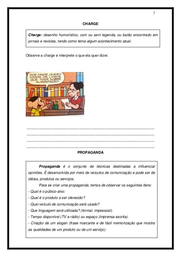 Apostila gêneros textuais  4º ano