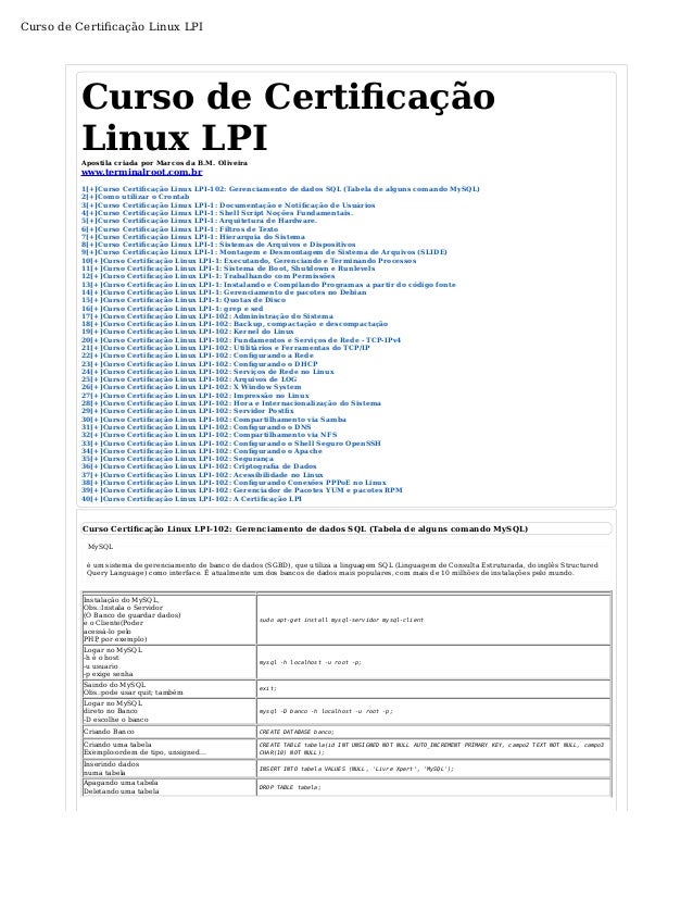 Curso linux