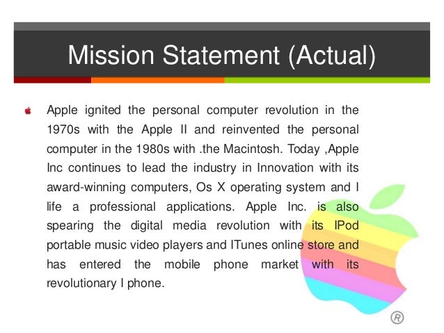 Apple s Mission Statements Apple