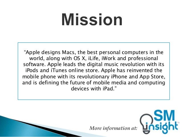 Apple s Mission Statements Apple