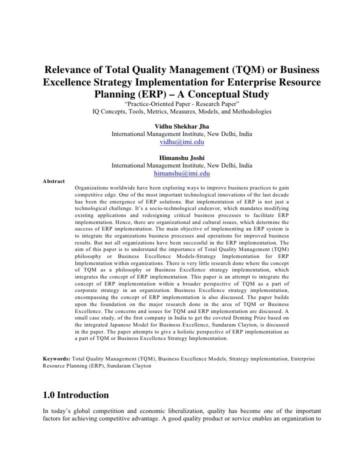 total quality tq model and methodologies essay total quality tq model and methodologies essay