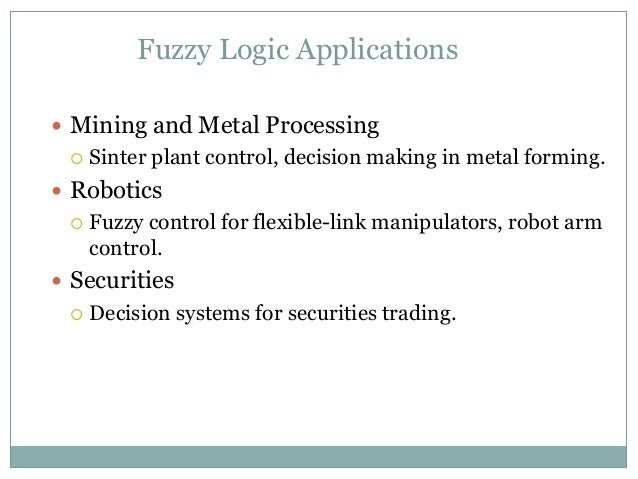 Trading system fuzzy logic