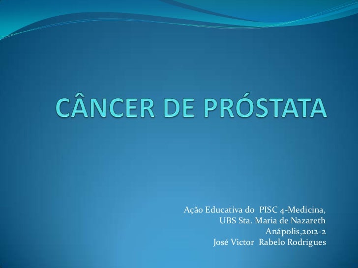 Artigos sobre cancer de prostata