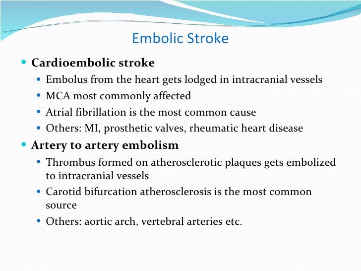Approach to a patient with stroke