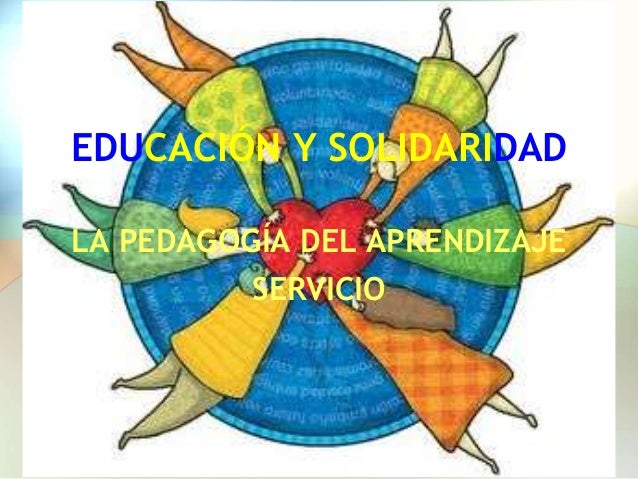 Resultado de imagen de APRENDIZAJE SERVICIO