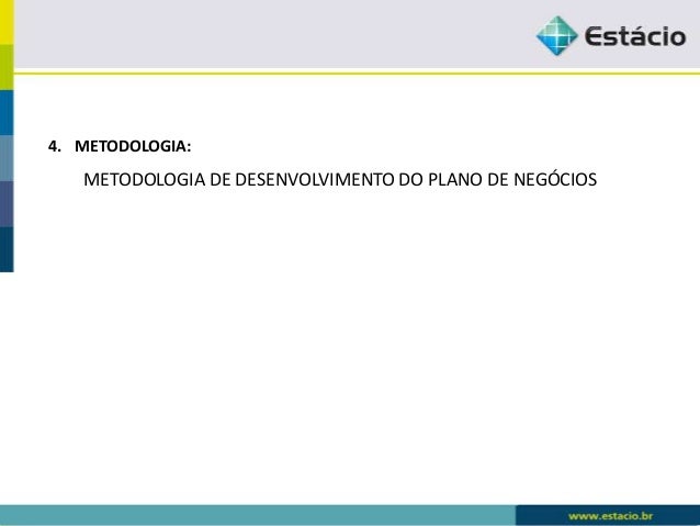 Apresentacao plano de negocios