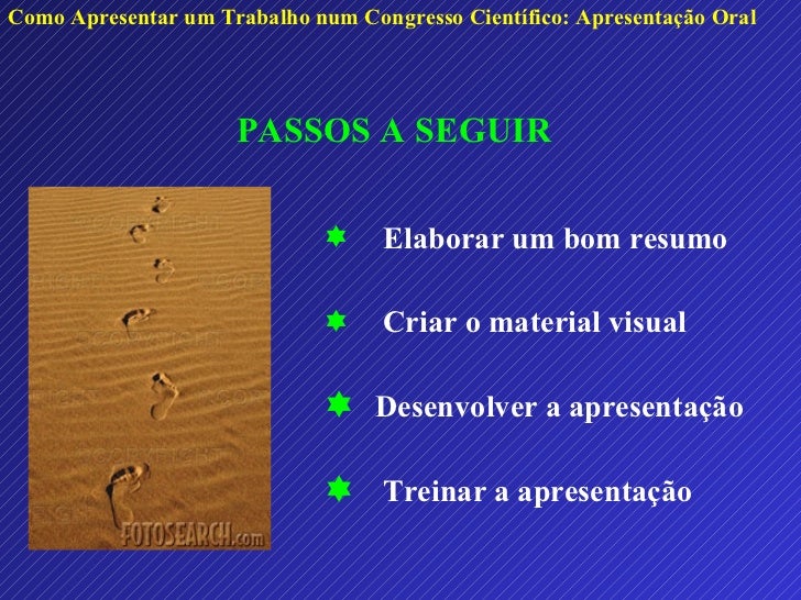 Como apresentar trabalho com slides