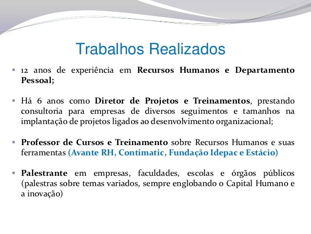 Cursos de rh