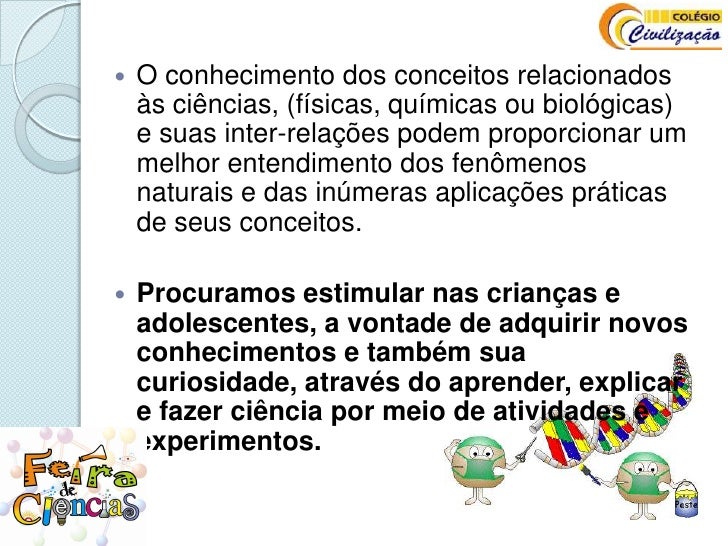 Apresentação feira ciências_2010
