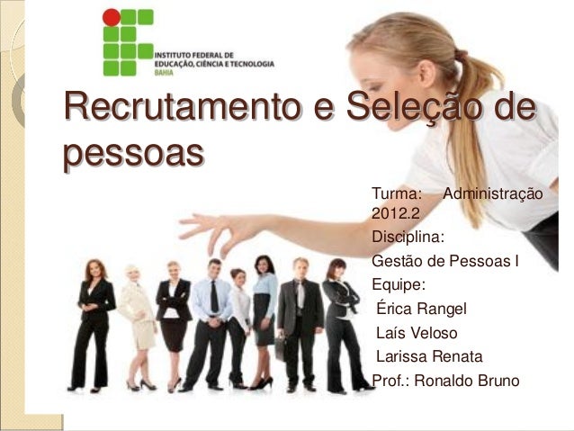 Artigo recrutamento e selecao