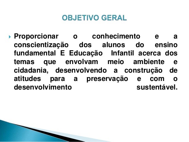 Apresentacao sobre meio ambiente