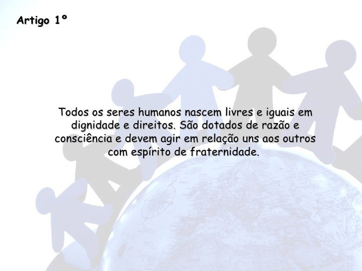 Artigo 3 direitos humanos
