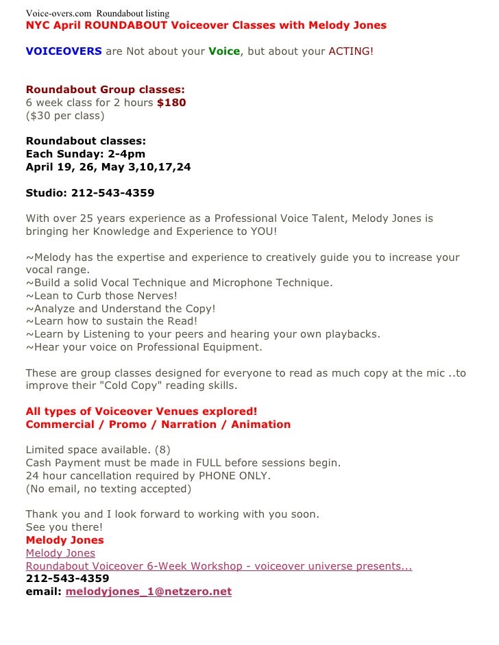 Voice Over New York City images