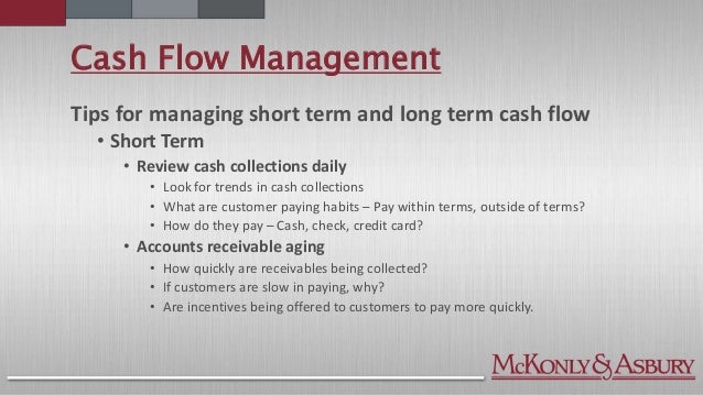 Cash Flow Management ... Cash Management Skills Cash Management Skills Cash Flow Management ...
