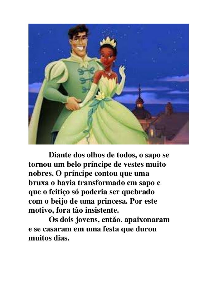 A princesa e a sapo A princesa e a sapo