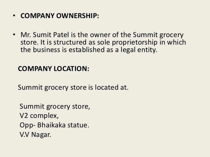 Convenience Store Business Plan Sample