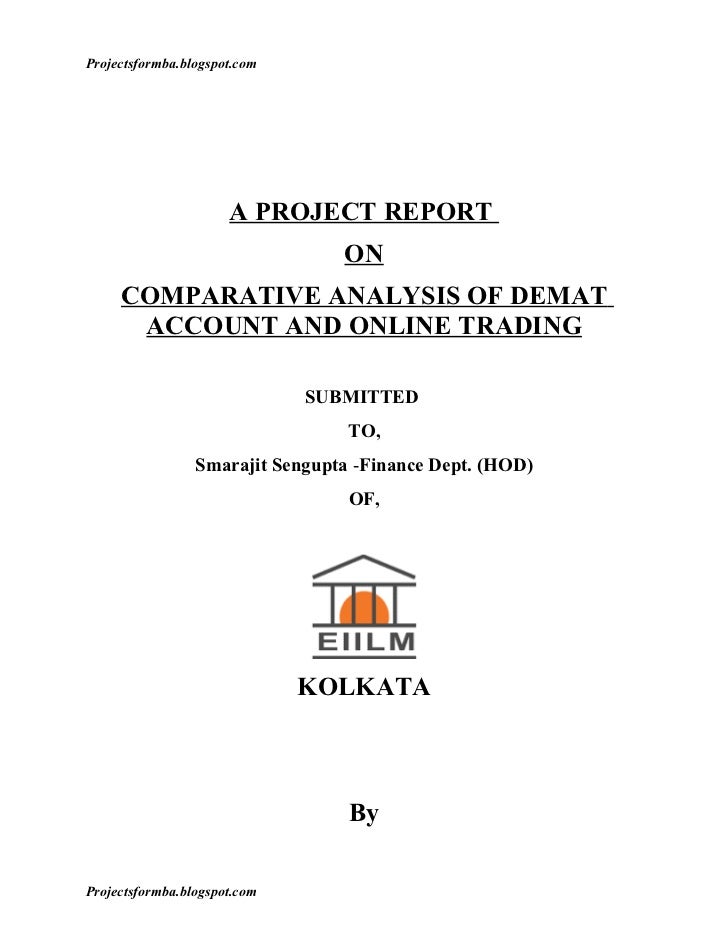 online trading stock and option trading demat account