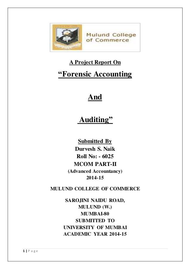 Research papers in accounting