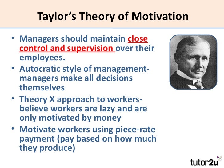 Management Motivational Theory