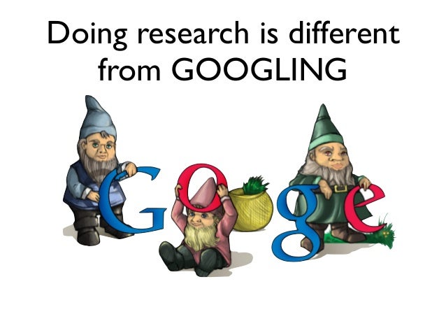Image result for googling is not research