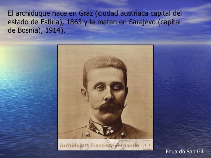 Ver imagen de origen Resultado de imagen de archiduque francisco fernando