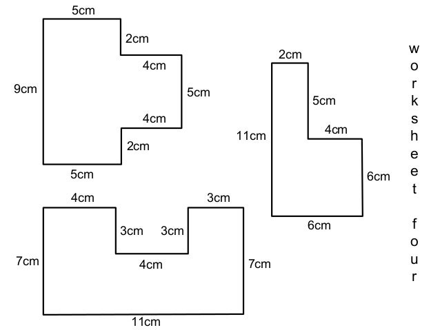 Printables Area Of Irregular Shapes Worksheet perimeter and area of irregular shapes worksheet davezan davezan