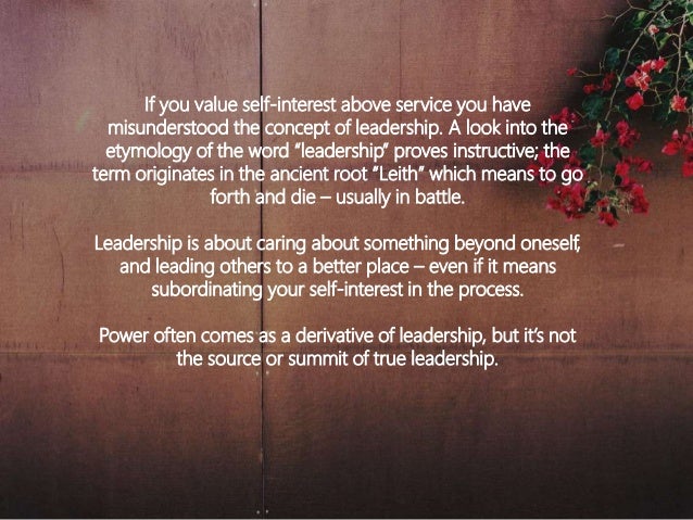 You're Not Up For Leadership Challenge