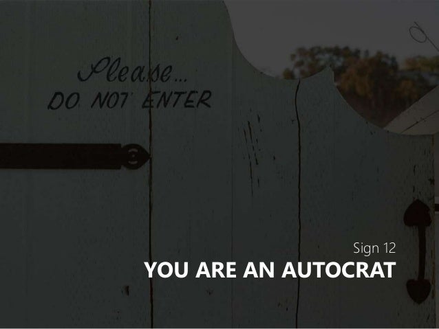 You're Not Up For Leadership Challenge