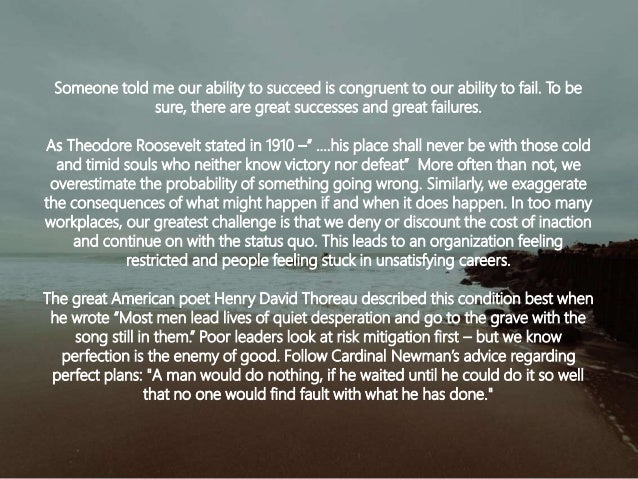 You're Not Up For Leadership Challenge