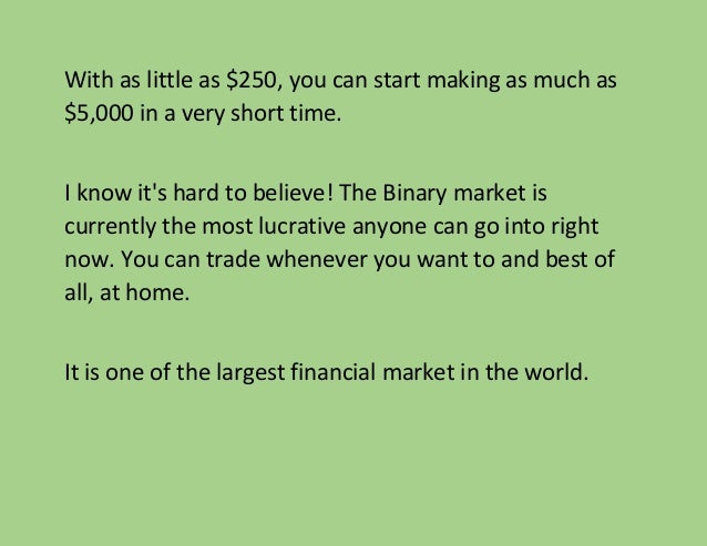 advantages of binary option strategies that work