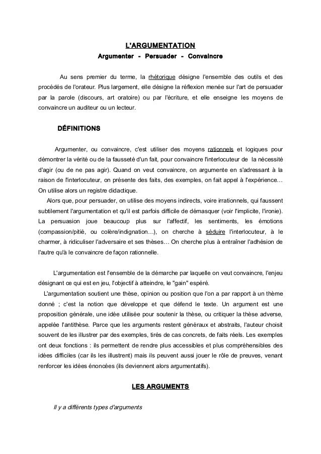 Argumentation