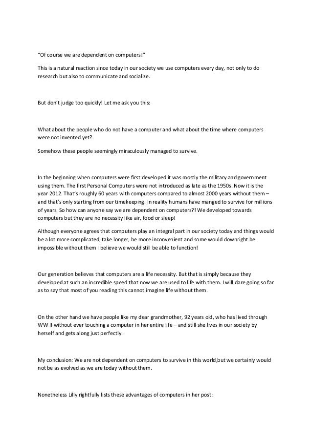 How Technology Affects our World | Teen Essay on - Teen Ink