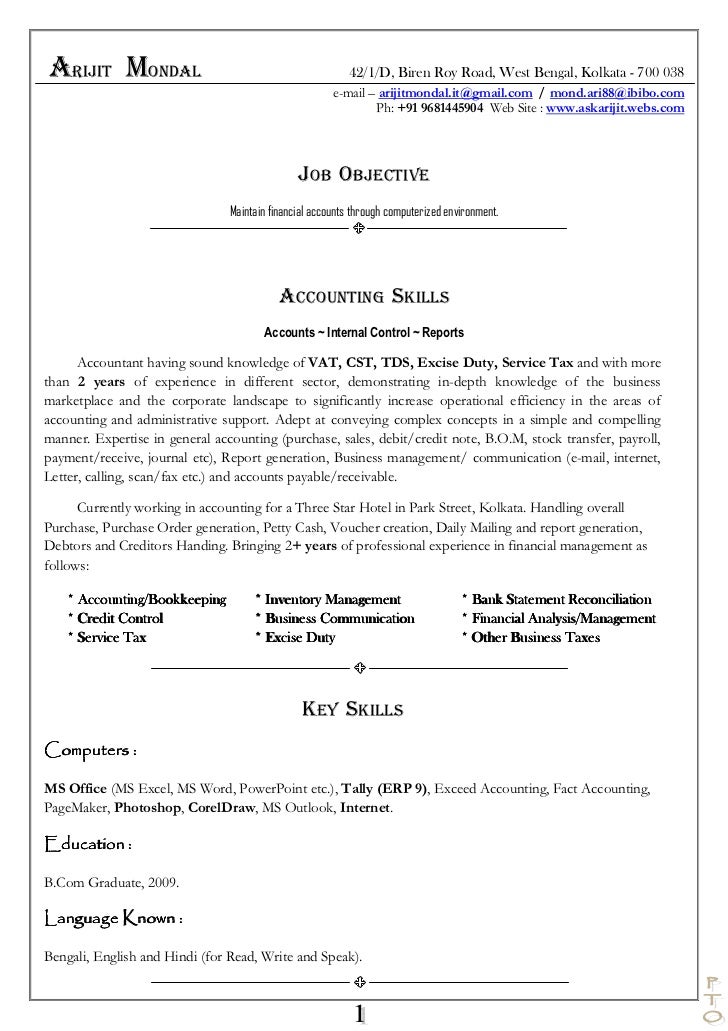 Resume ctc