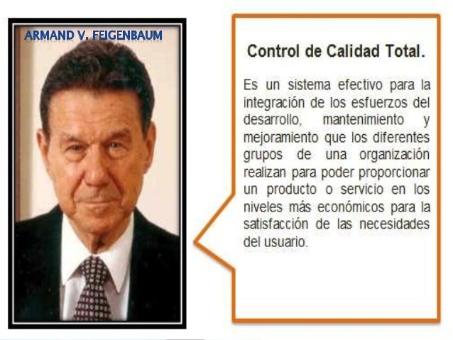 Armand Vallin Feigenbaum Sistemas de Calidad