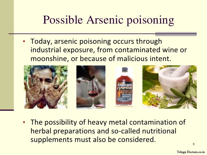 Arsenic poisoning